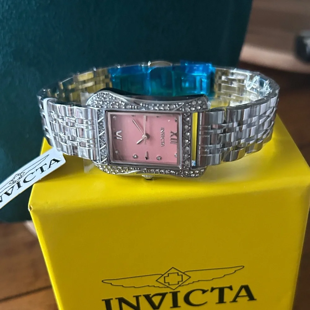 Invicta Wildflower‎ Silver Women’s Watch PINK 26MM steel